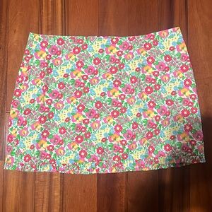 Lilly Pulitzer mini skirt.